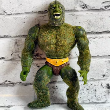 Vintage MOTU Masters of Universe Action Figure Toy Mattel 1981 Moss Man Flocked