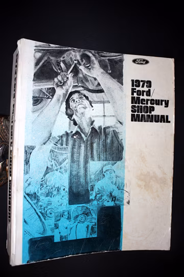 1979 Ford Mercury Shop Manual | Original Service Repair Guide | Brakes Suspension Transmission Illustrated