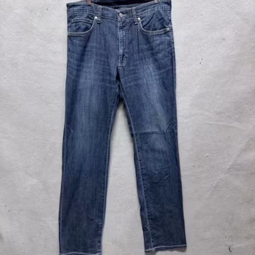 Vintage Wrangler Jeans Mens 33 2000s Blue Denim Western W Pocket Straight Leg