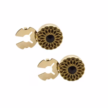 Gold Color Button Cover Cufflinks, Handmade Cuff Links, Graduation Cufflinks, Wedding Engagement Groomsmen anniversary Gifts For Him Men