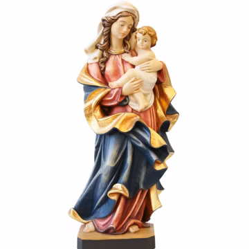 Fiberglass Virgin Mary Statue with Child, Religious Outdoor Decor