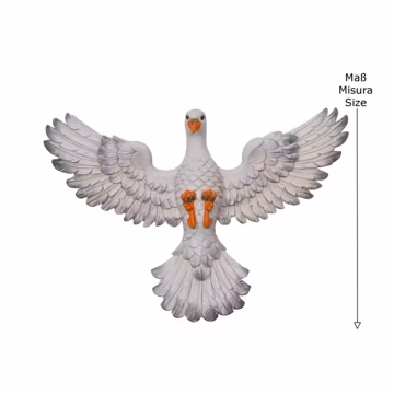 Hand Carved Holy Spirit Dove, Maple Wood Religious Statue, Made in Italy