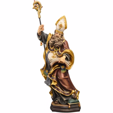 Hand Carved St. Christian Maple Wood Statue – Religious Catholic Gift
