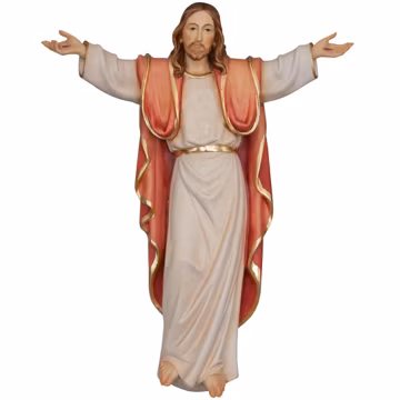 Resurrection of Jesus Wall Sculpture – Hand Carved Maple Wood, Religious Catholic Decor