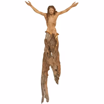 Modern Root Sculpture Corpus – Wooden Religious Gift