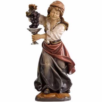 Hand Carved Maple Winemaker Statue – Italian Vintner Gift