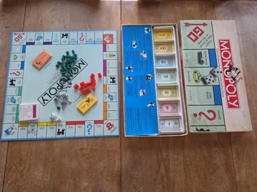 Monopoly Parker Brothers Real Estate Trading Game Vintage
