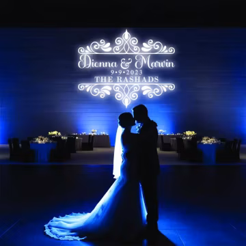 Custom Wedding Monogram Gobo Design (Digital File)