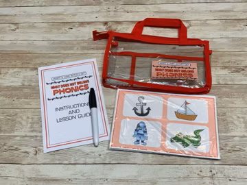 Write & Wipe Activity Set - What Doesn’t Belong Phonics