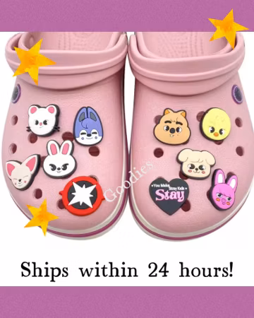 SKZOO Shoe Charms - 10 Charms, Stray Kids, Gift, Kpop,