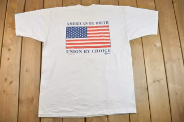 Vintage 1990s American Union Souvenir T-Shirt / Vintage Streetwear / Vacation Tee / Travel T Shirt