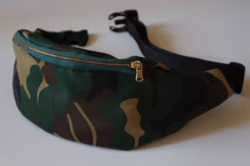 Army Fanny Pack, Hands Free Belt Bag, Festival Bag, Travel Bag, Gifts, Bum Bag, Shoulder Bag, Crossbody Bag, Water Resistant Bag