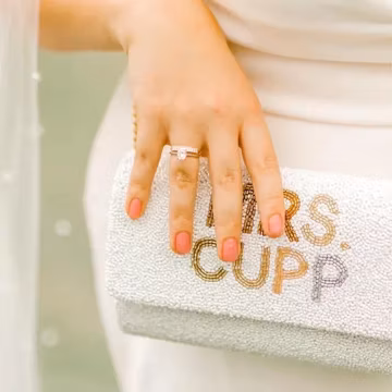 Bridal Clutch, Wedding Clutch, Custom Bride Clutch, Customized Bride Purse, Custom Beaded Wedding Purse, Bridal Clutch Bag For Wedding - FOG