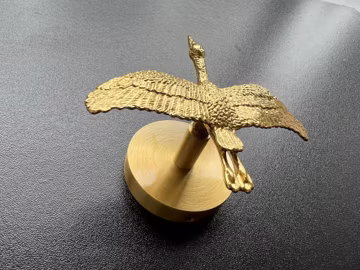 Brass Bird Wall Hook: Nordic Coat/Towel Hanger