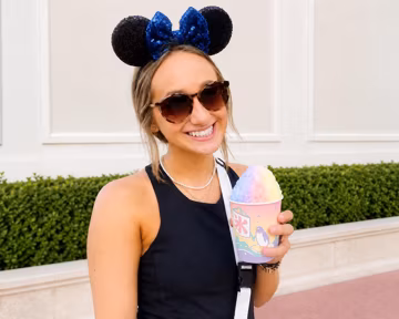 Black Sequin Mouse Ears | Custom Color Bow Headband