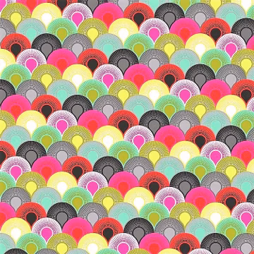 OOP Elizabeth Chain Mail Tart by Tula Pink. cotton fabric