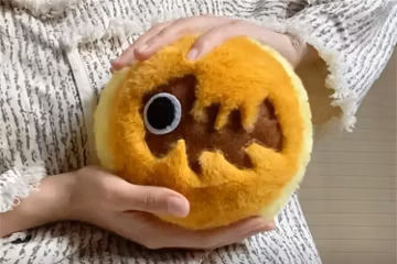 Circle Fish Egg Dolls, Salmon FishBone Pillow Personalized Rounded Salmonid Cuddle Puppet Golden Fish Egg Plush Doll, Big Run Fish Plush Toy
