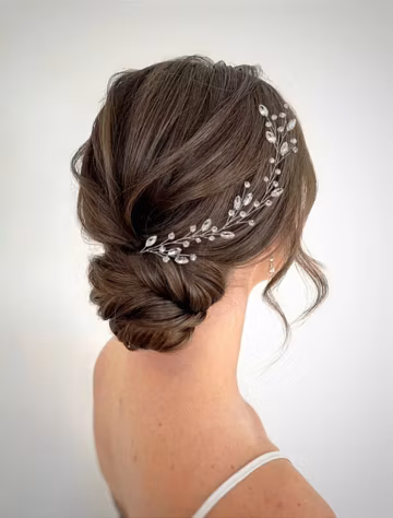 Wedding Headpiece for Bride | Crystal Bridal Hair Vine