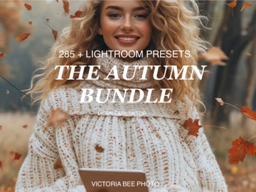 Autumn Bundle Lightroom Presets, Fall filter, Season preset, all in one, Halloween Presets