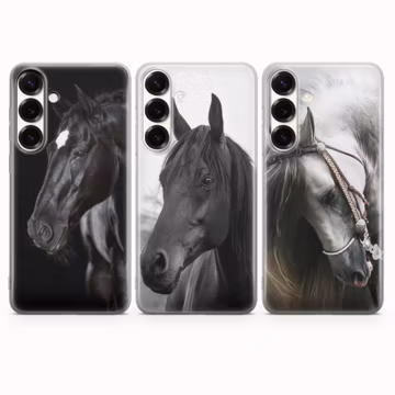 Horse Phone Case Cute Horse Print Cover For Samsung S26 S26 Plus S26 Ultra S25 FE S25 Ultra S25 Edge S24 Ultra S24 S23 S22 S21 A16 A25 A56