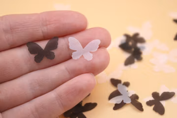 Soft Tulle 40Pk Butterfly Wings for Miniature Fairies, Nail Art & Jewelry