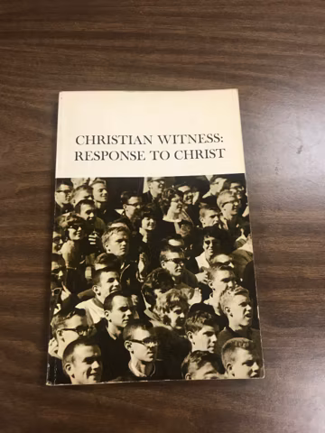 Christian Witness: Response To Christ