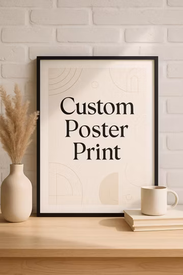 Custom Poster Print – Personalized Poster – Wedding Poster - Family Poster