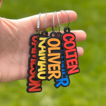 Nametag Personalized Diaper Bag Tag Lunchbox Tag Kids Name Tag 3D Printed Custom Backpack Tag Beach Bag Tag Luggage Tag Back to School
