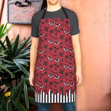 Redheaded Pirate Apron | disney world disneyland adult pirates of the caribbean pirate dad mom mickey minnie mouse magic kingdom chef gift