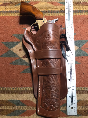 fits Colt 1873 1872 1873 Army 1860 Army 1851 & 1861 Navy - Uberti Pietta Traditions Revolver Western Leather Holster