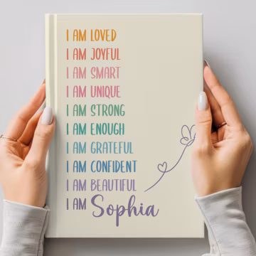 Teenage Girl Gifts Personalized Diary Journal: Birthday gift for teen girl Custom Name Notebook