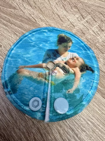 Personalized Photo G Tube Pad Set: Special Needs Feeding Button Cover
