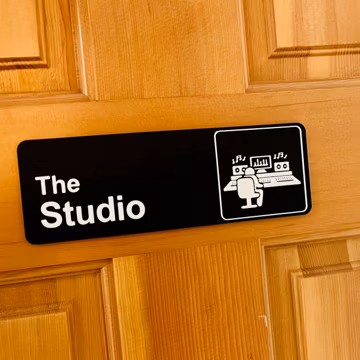 Music Studio Sign - Recording Studio - Producer Audio Engineer Plaque Beatlab Stu
