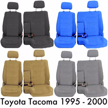Seat Cover for Toyota Tacoma 1995 - 2000 Front 60/40 Split Bench A67 Adjustable Headrest Armrest Access