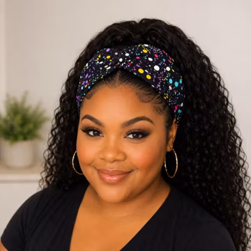 Ankara Turban Headband: African Print Twist Knot Hair Wrap for Women