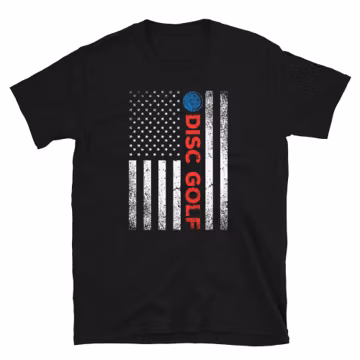Disc Golf American Flag T-Shirt Frisbee Golfer | Discgolf | Frisbee Golf | Frisbee Golfing | Hobby | Disc Golf Gift | Frolf, Frolfing