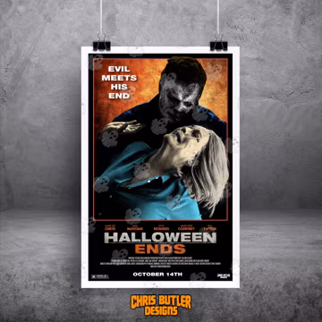 Halloween Ends 11x17 Alternative Movie Print