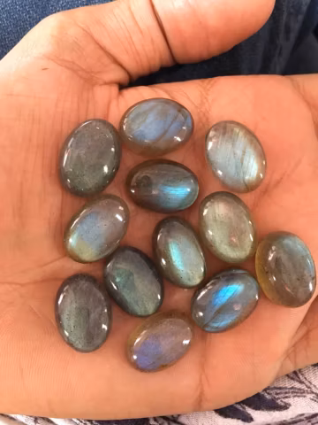 AAA Natural Labradorite Oval Shape Cabochon Calibrated Size Loose Gemstone 5x7,6x8,7x9,8x10,9x11,10x12,10x14,12x16,13x18,15x20,16x22,18x25mm