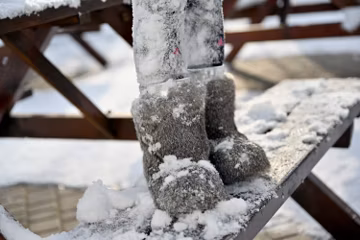 33 EU Gray kids fur winter boots cozy soft rabbit fur youth boots, girls snow boots, yeti boots for kids, children mukluks