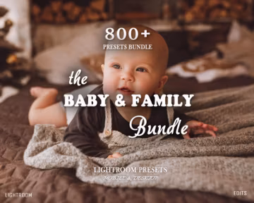 800 BABY Presets Bundle - Newborn Presets - Family Presets - Mommy Presets - Mom Lightroom Preset, lightroom Filter, Desktop Mobile Presets