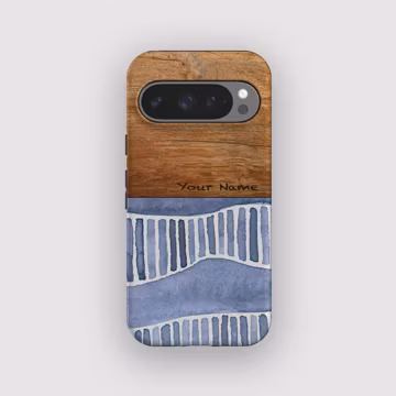 Tropical Waves Wavy Watercolour Phone Case for Google Pixel, Apple iPhone and Samsung Galaxy