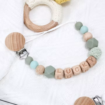 Personalized Pacifier Clip/ Custom Soother Clip/ Baby Shower Gift/ Baby Pacifier Holder/ Newborn Gift/ Custom Dummy Clip/ Baby Binky Clip