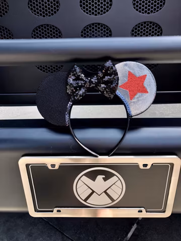 Winter Soldier Mouse Ears, Winter Soldier Ears, Captain America Mouse Ears, Avengers Ears, Winter Solider Mickey Ears, Winter Solider Minnie