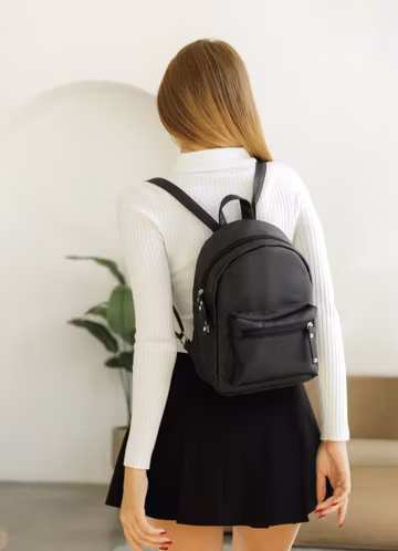Backpack, Small Backpack Purse, Work Bag Teacher Backpack, Vegan Leather Backpack for Women, Sister Birthday Gift Work Backpack