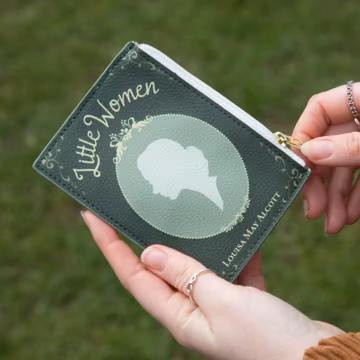 Little Women Mini Book Wallet, Spring Style, Victorian Book Coin Purse, Literary Gifts For Mom, Giftable Accessories, Regency Card Holder