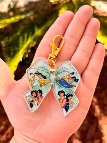 Bag Charm A Whole New World: Disney Castle, Disney Inspired Accessories, Aladdin, Handmade