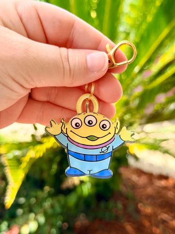 Bag Charm Toy Alien: Disney Inspired Accessories, Toy Story, Handmade