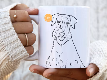 Cesky Terrier Mug dog mom gift for her dog mum gifts pet portrait dog dad Cesky Terrier mom dog owner dog print dog lover gift dog décor mug