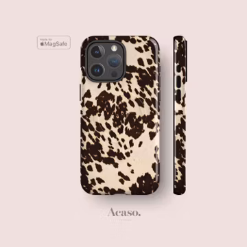 Speckled Cow Tough Case with MagSafe Ring for iPhone 17, 16, 15, 14 & 13