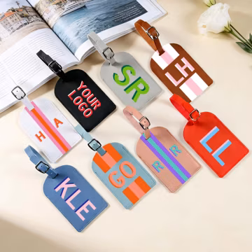 Personalized Leather Luggage Tag,Personalized Monogram Luggage Tag,Girls Trip,Wedding Favor,Travel Accessories,Bachelorette Party